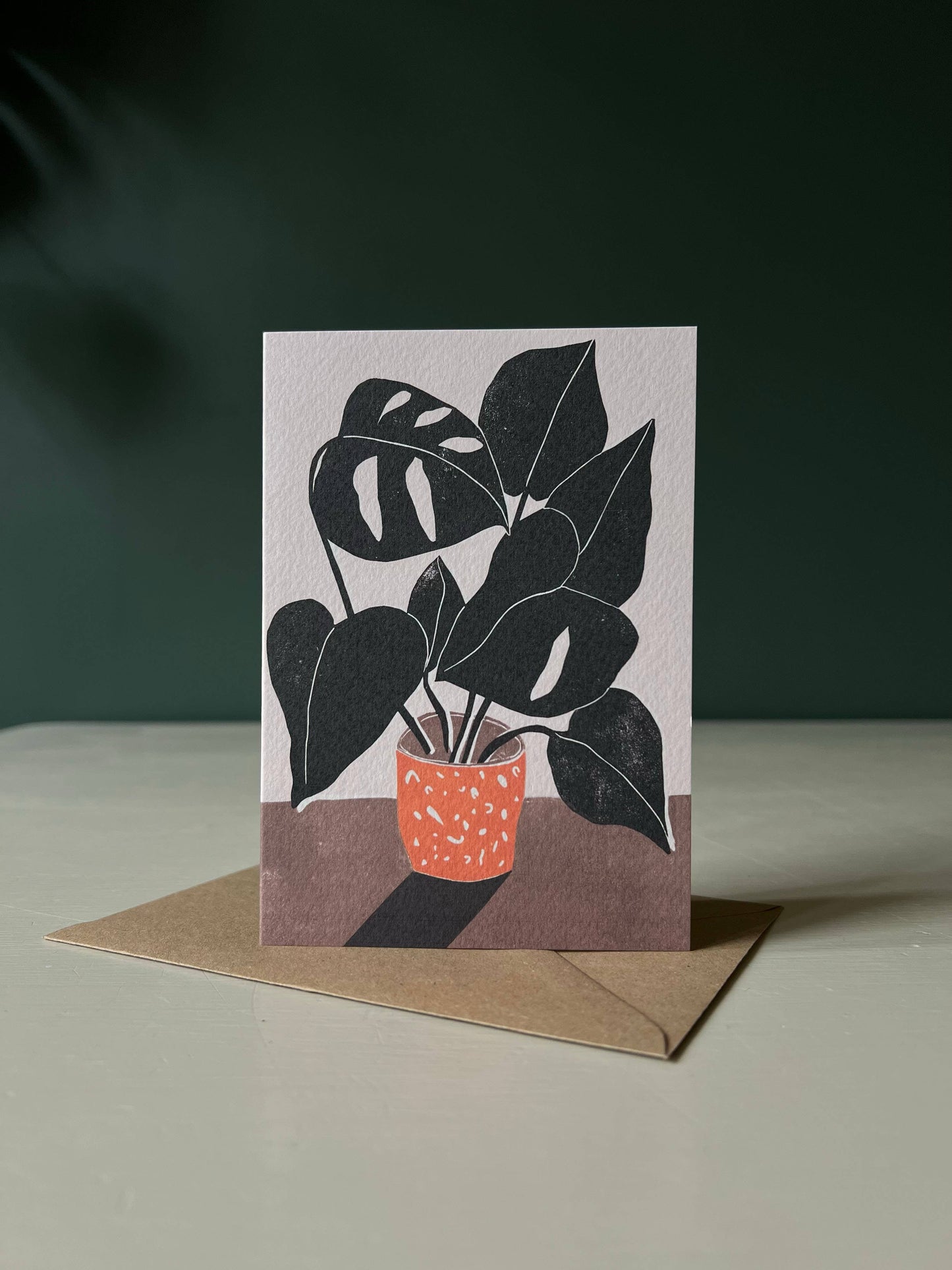 Monstera Greeting Card