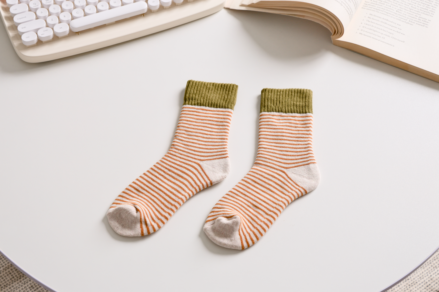 Striped Cotton Socks
