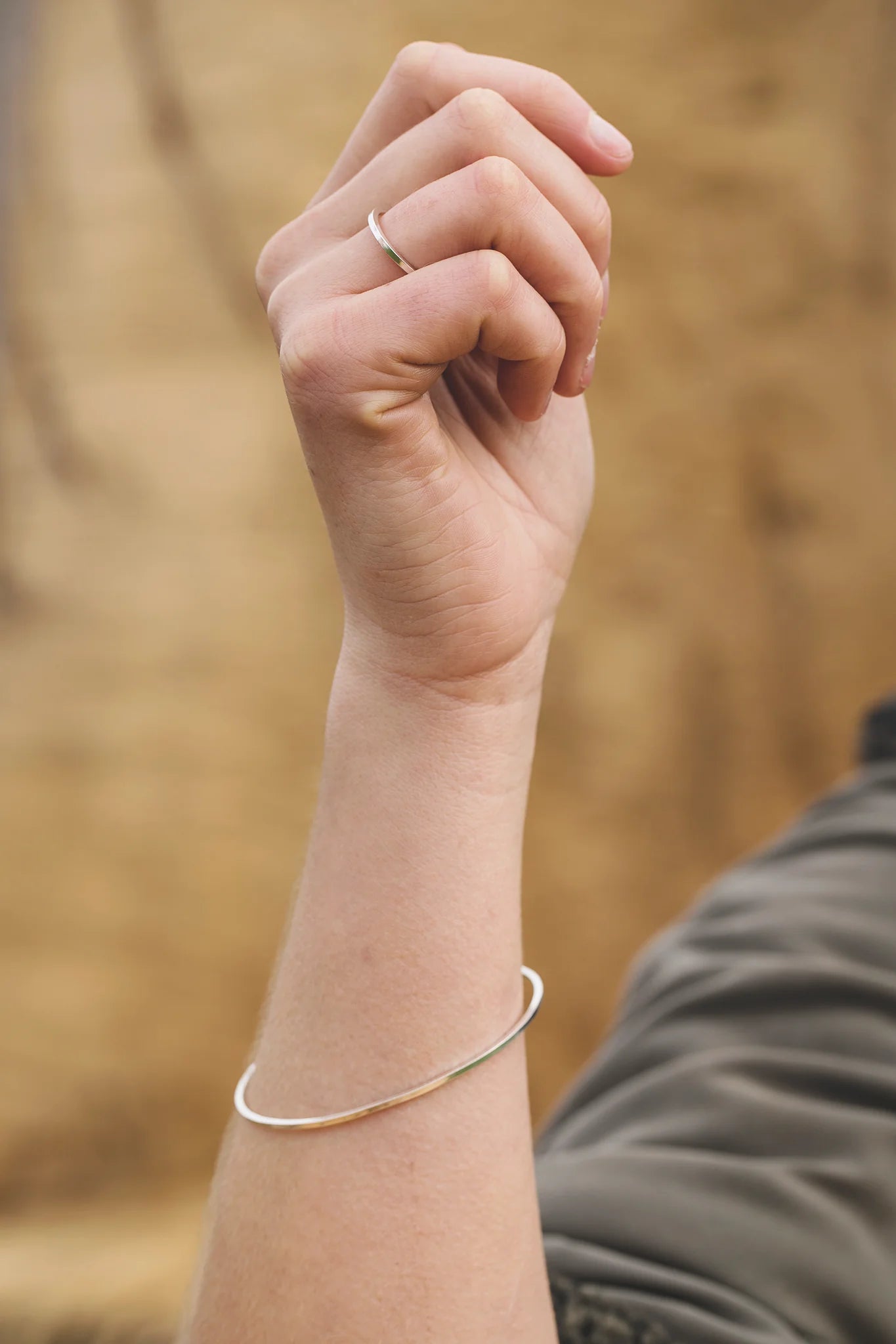 Square Wire Bangle