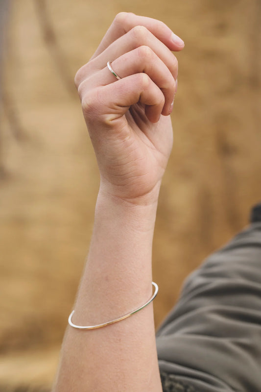 Square Wire Bangle