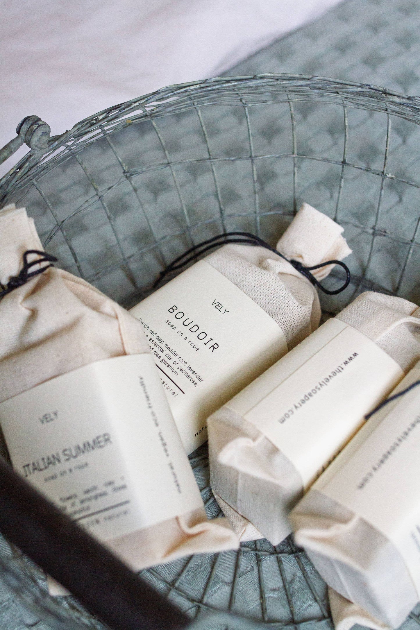 Natural Handmade Soap On A Rope - Italian Summer