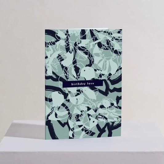 Anemone Birthday Card