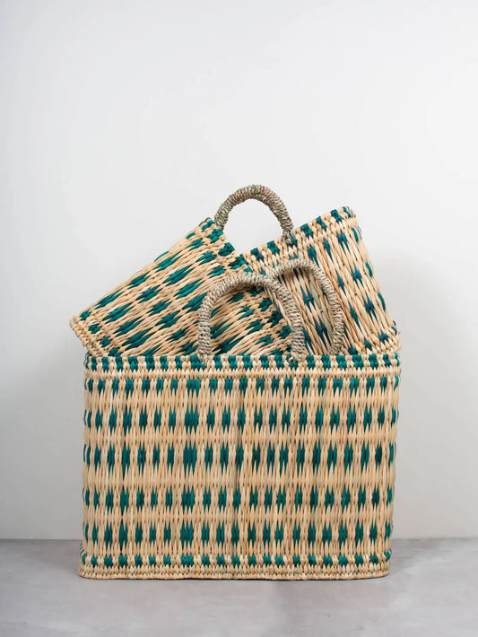 Green Reed Basket