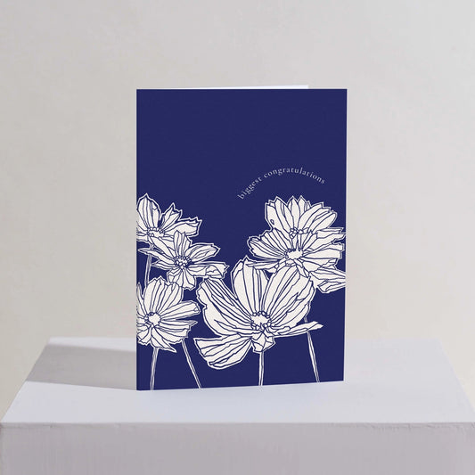Cosmos Congratulations Card