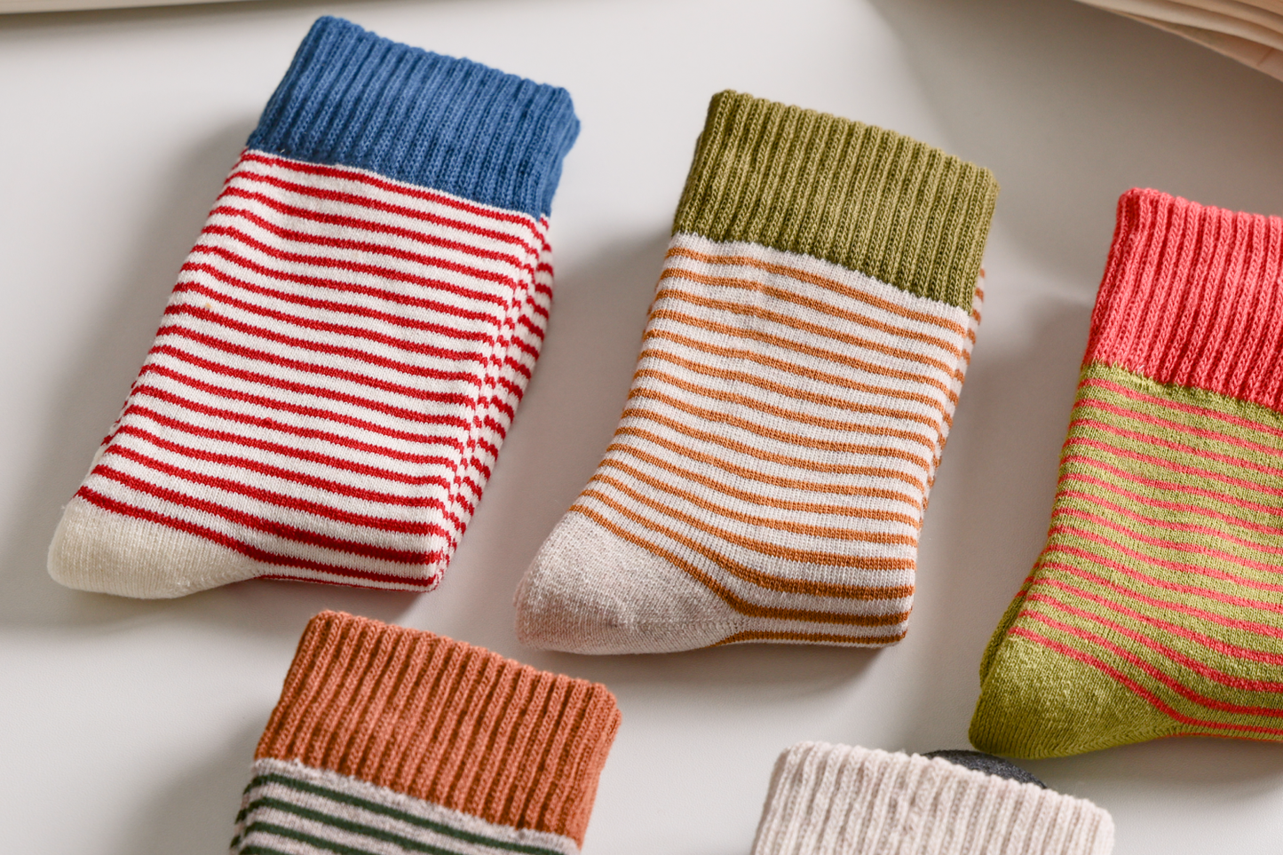 Striped Cotton Socks
