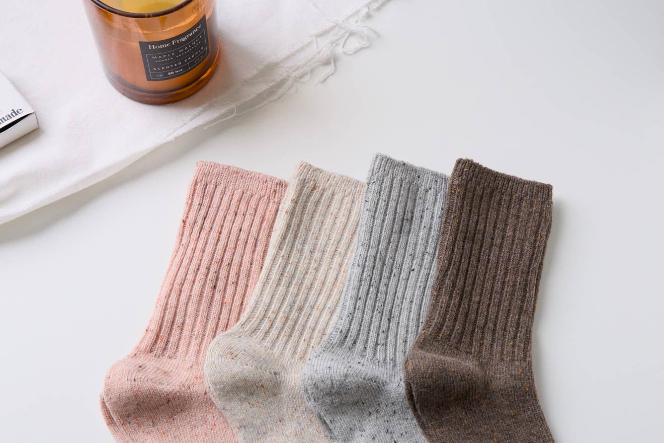 Wool Blend Warm & Cozy Socks