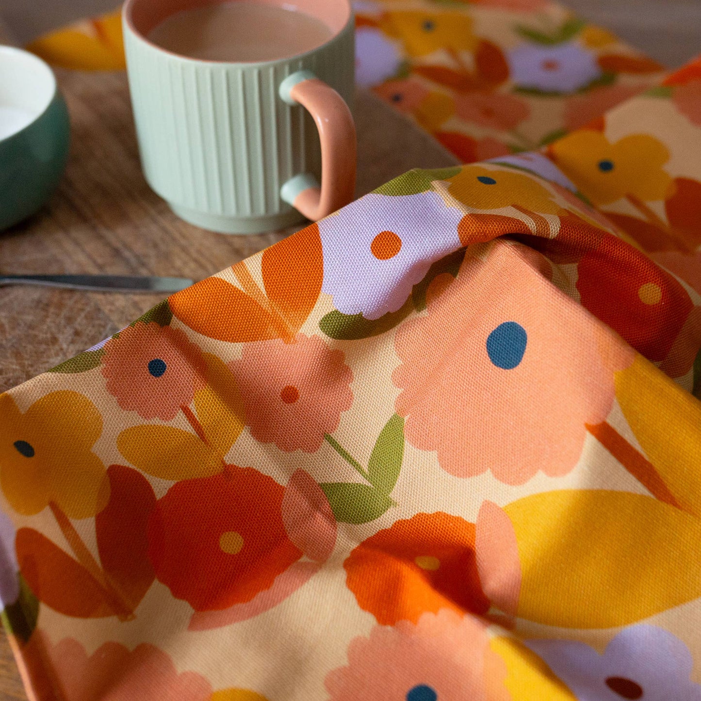 Blooming Tea Towel