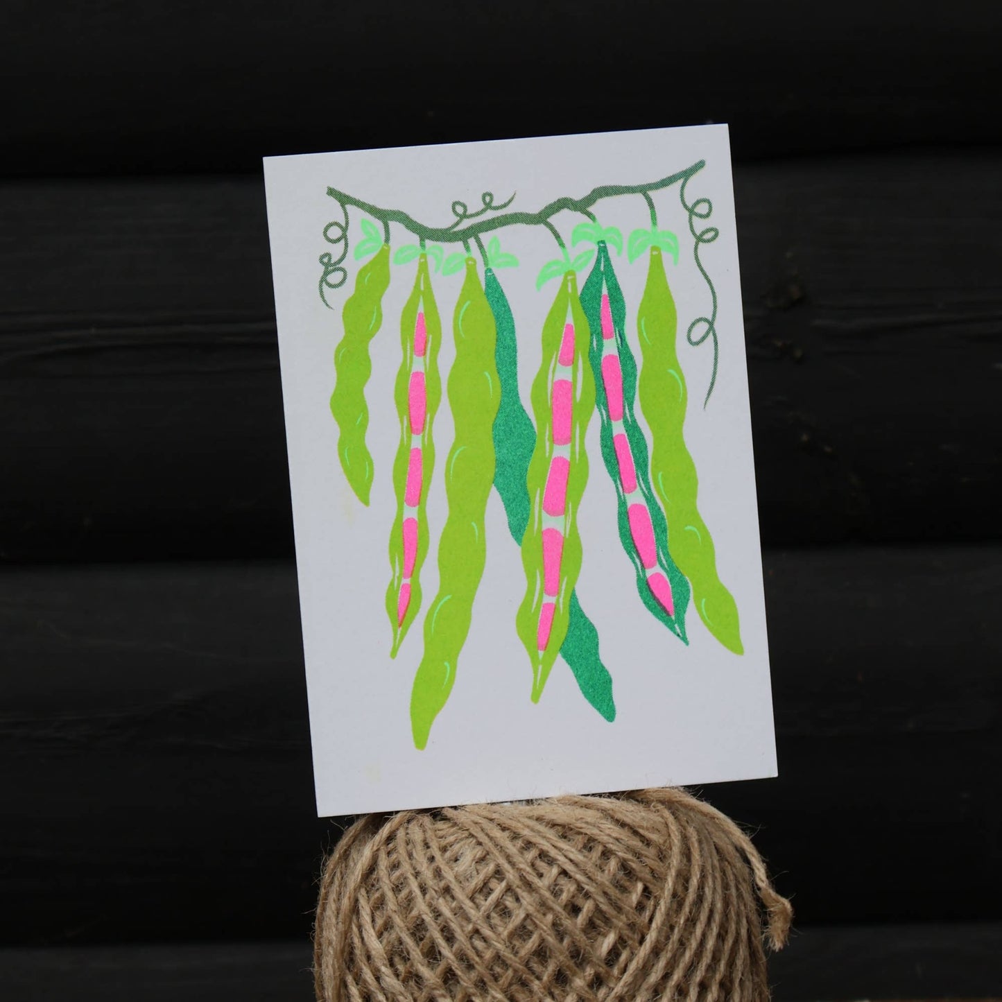 Beans Risograph Card