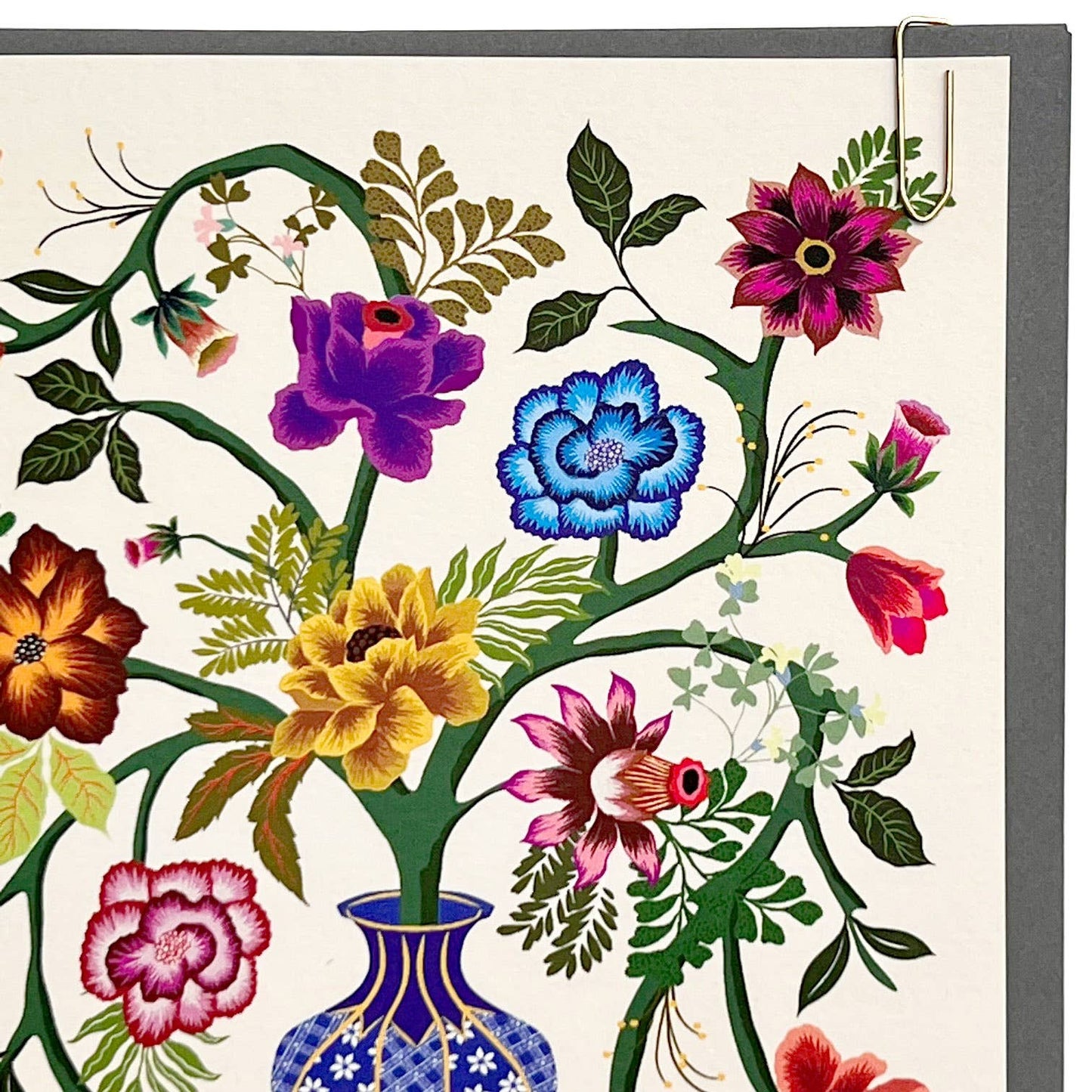 Willow Botanical Floral Vase Card