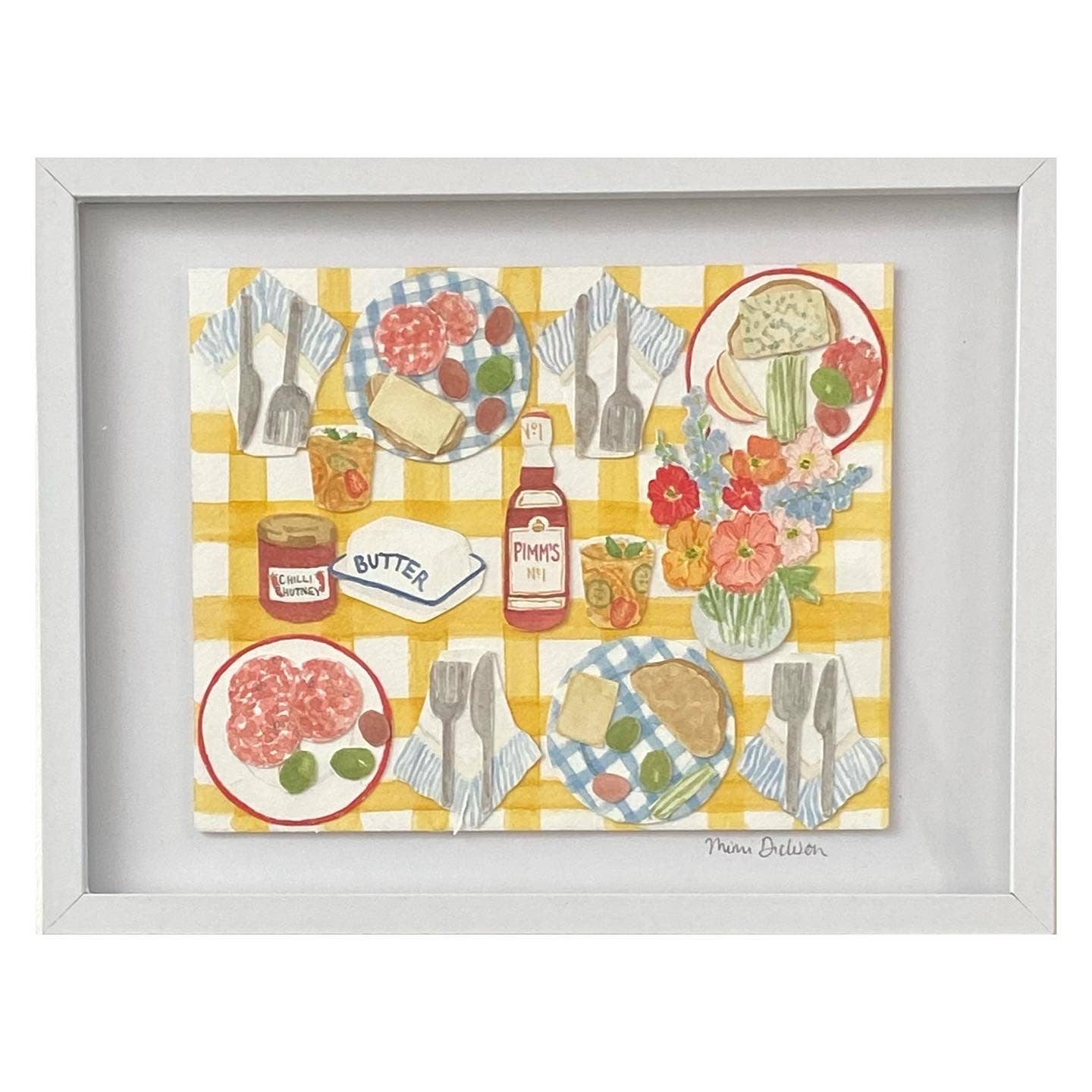Pimms & Pickings Greetings Card