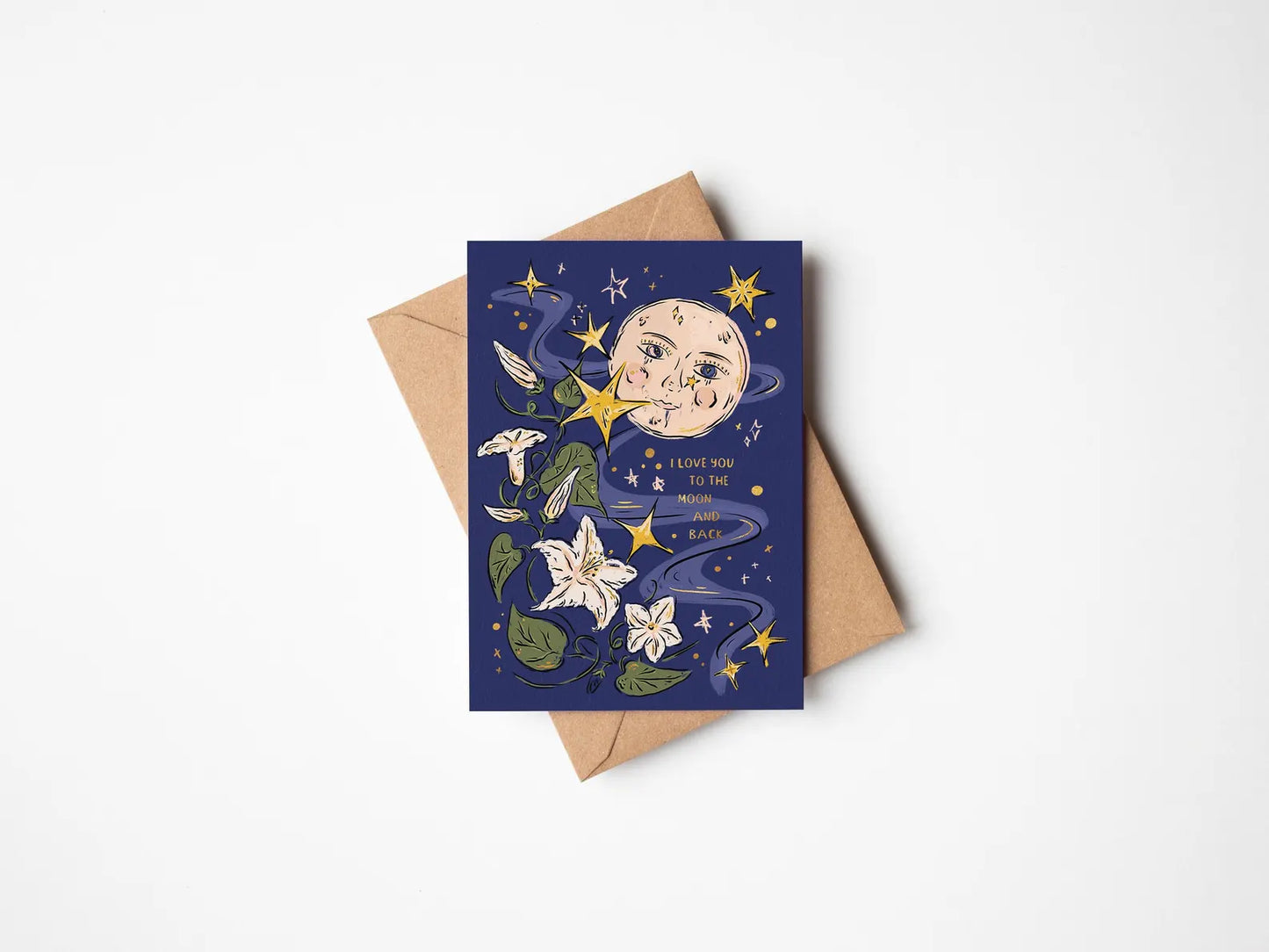 'To The Moon & Back' Card