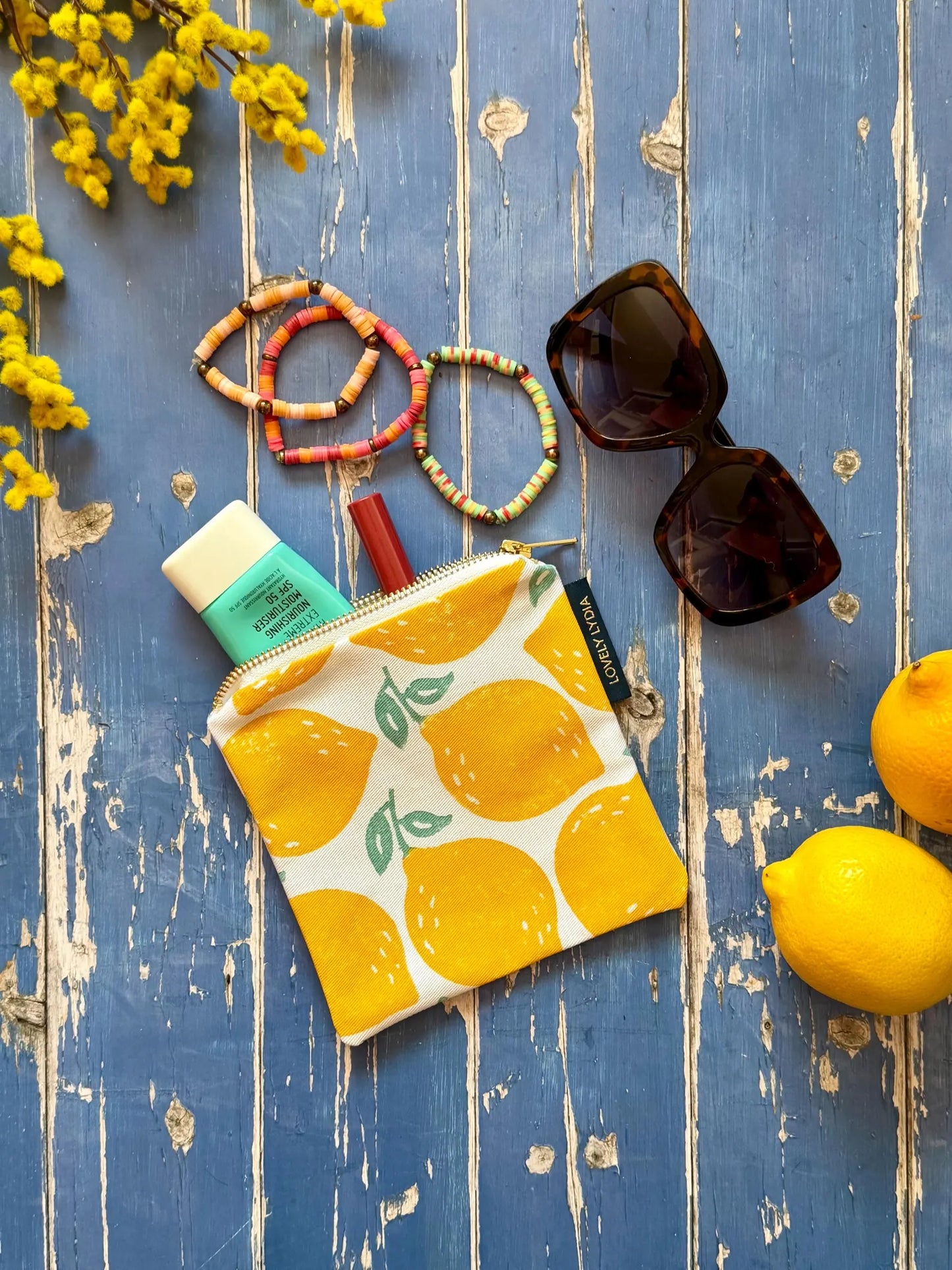 Lemons Mini Zipper