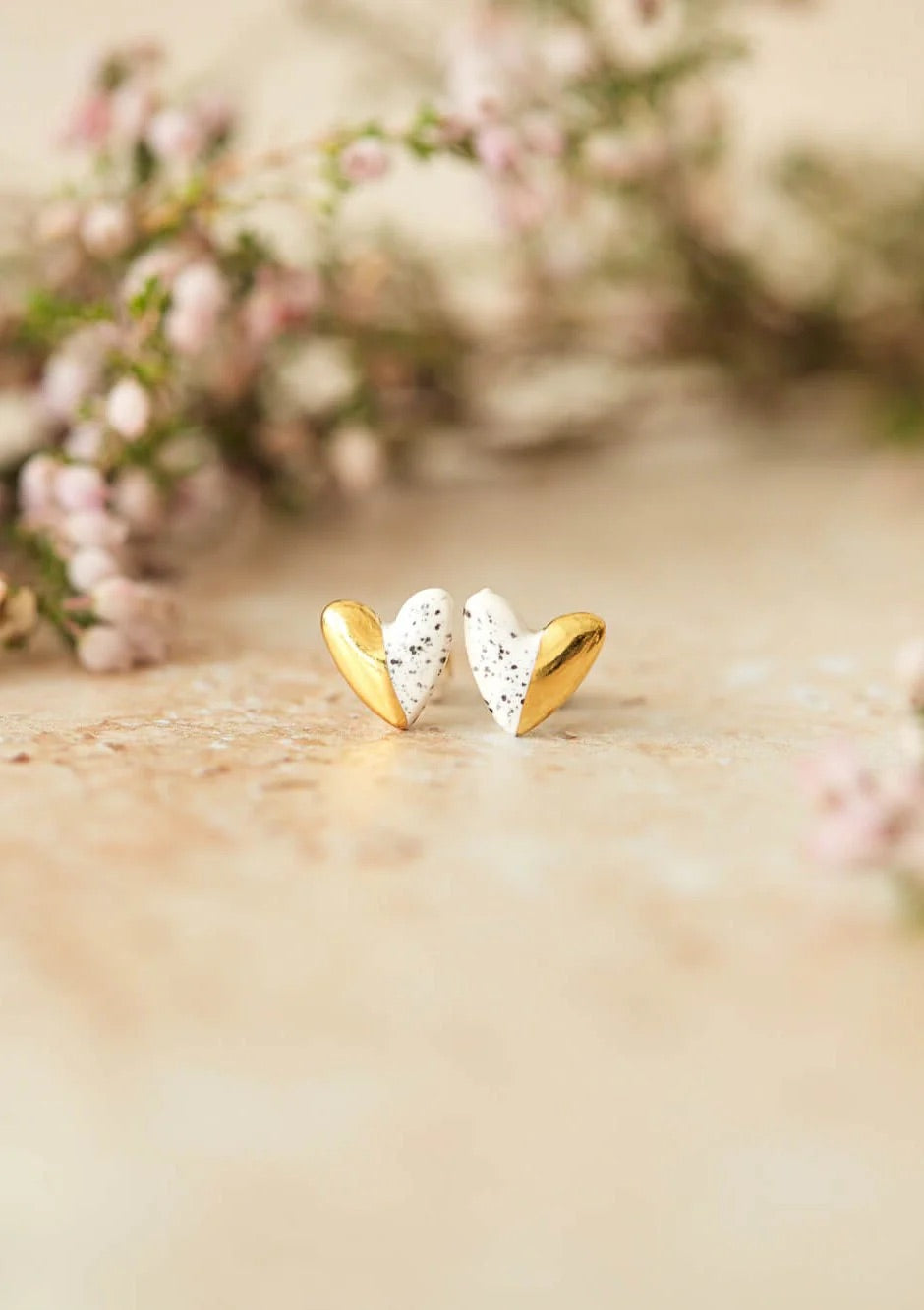 Heart Stud Earrings