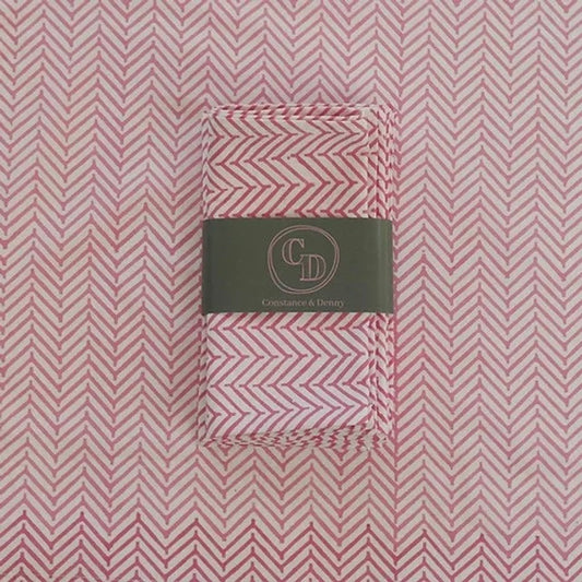 Begonia Chevron Napkin