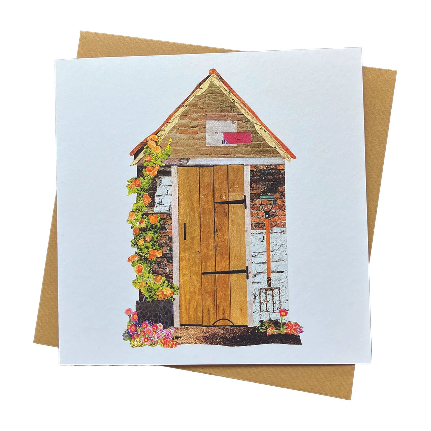Garden Shed Collage Card