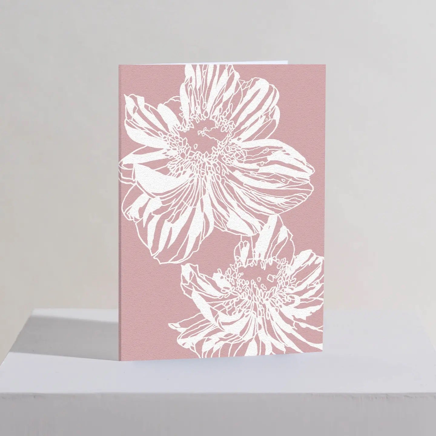 Pink Anemones Card