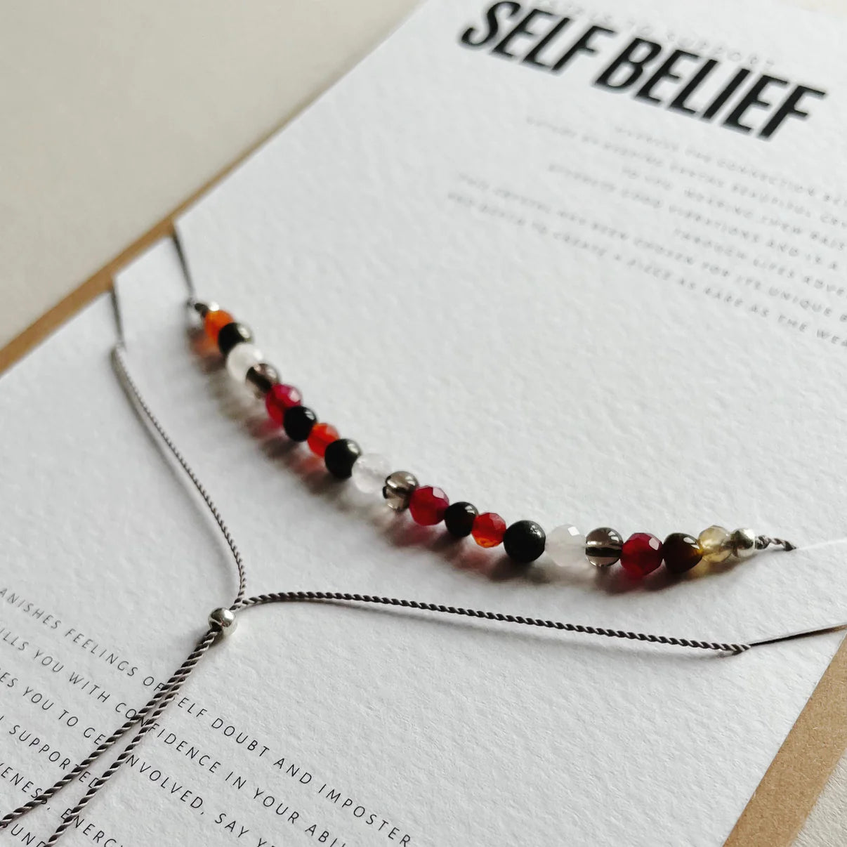 'Self belief' Crystal Bracelet