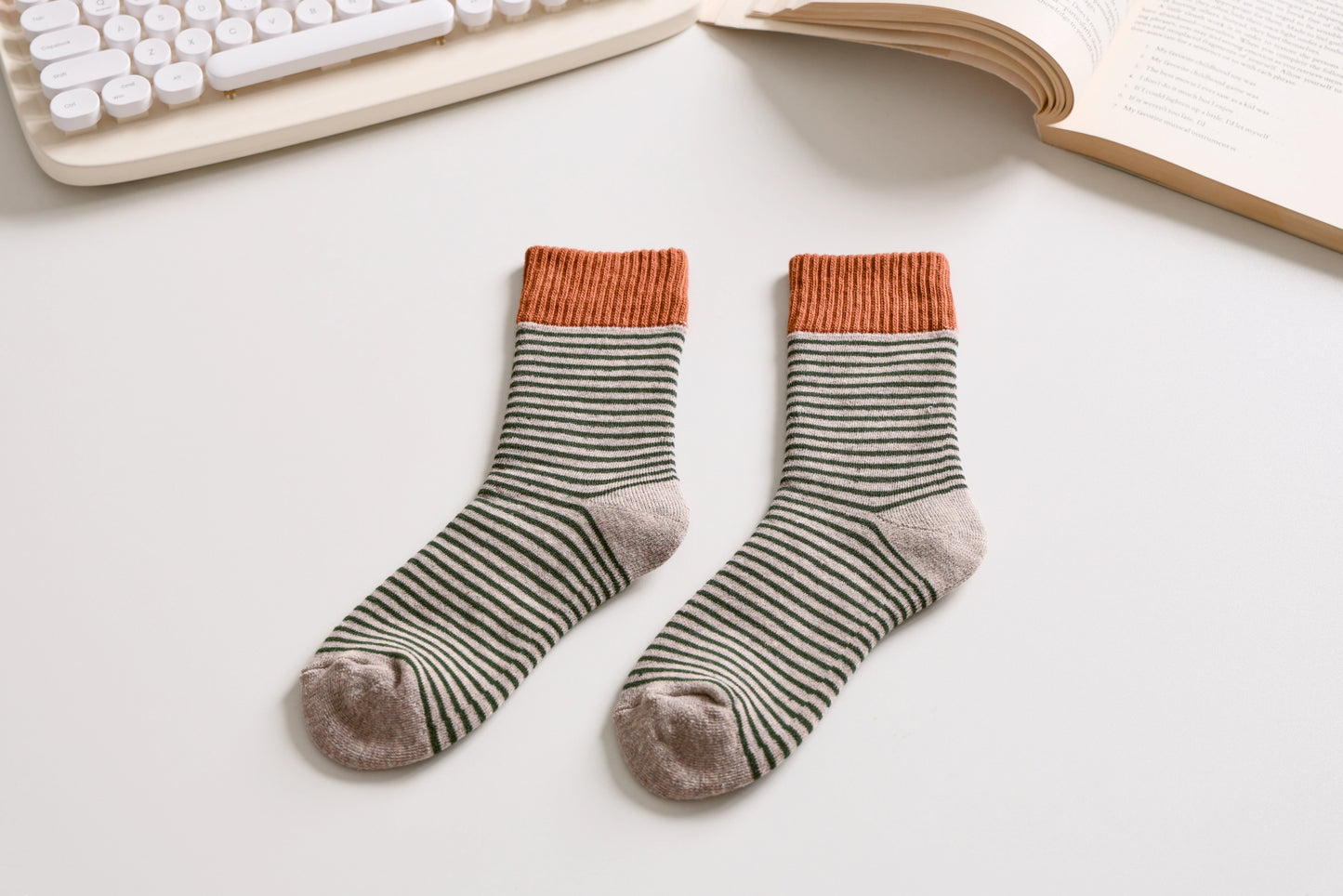 Striped Cotton Socks