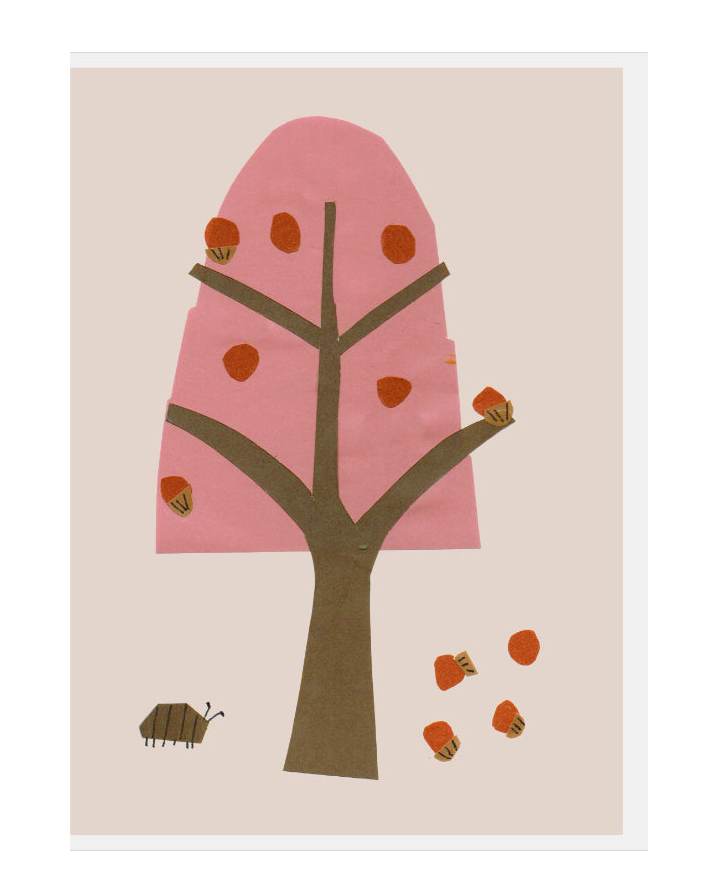 Acorn Tree Mini Card