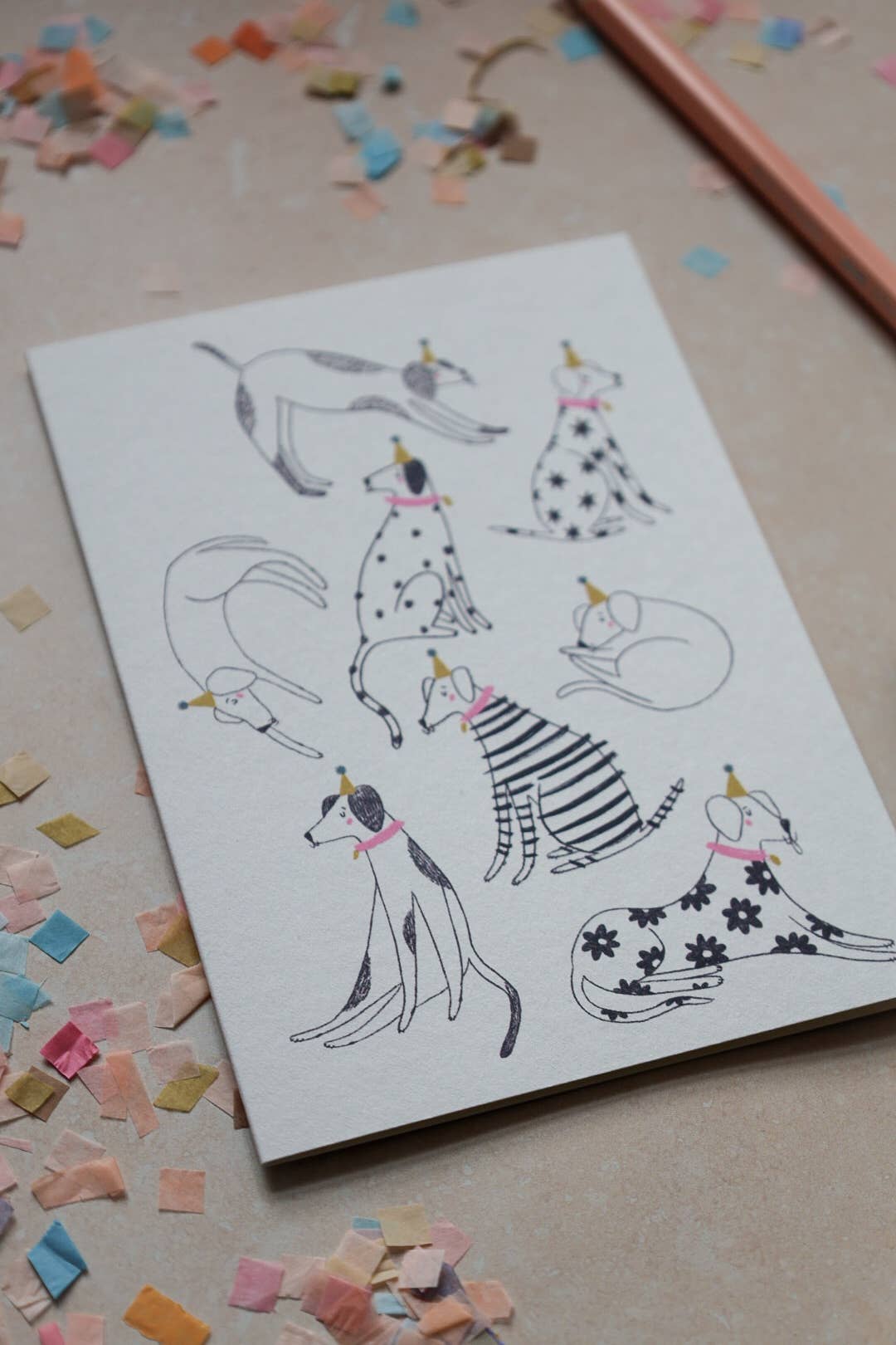 Party Pups Greeting Card
