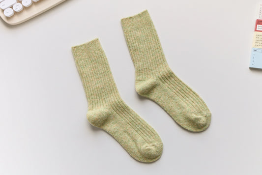 Pistachio Cashmere Socks