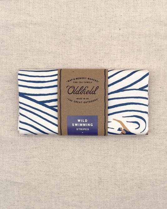 Wild Swimming Tea Towel