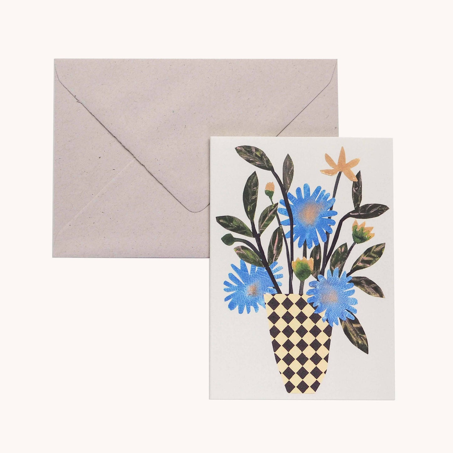 Chequer Vase Card