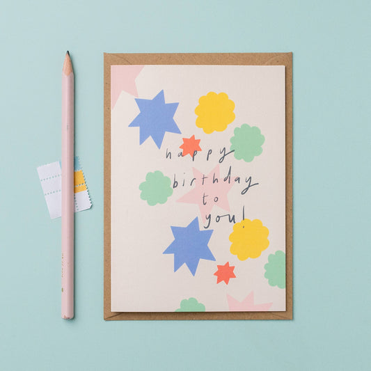 Birthday Shapes Card