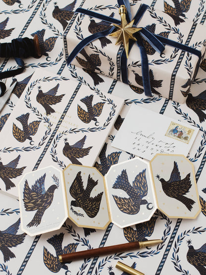 Dove Concertina Mini Card