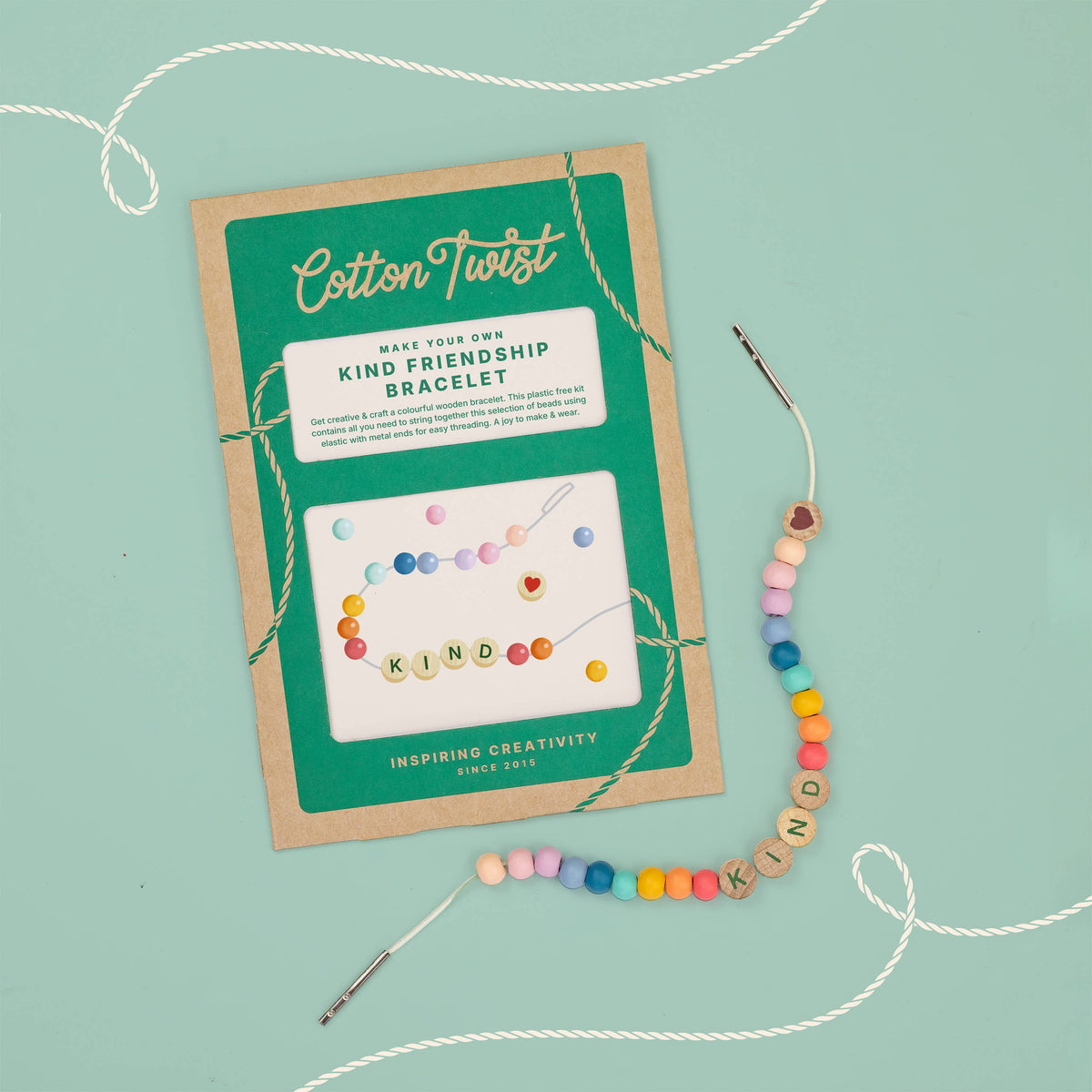 'Kind' Friendship Bracelet Kit