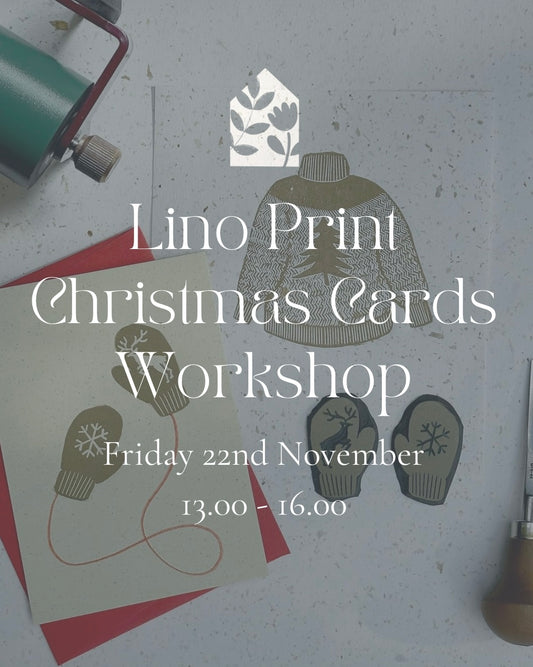 Lino Printing Christmas Cards Workshop