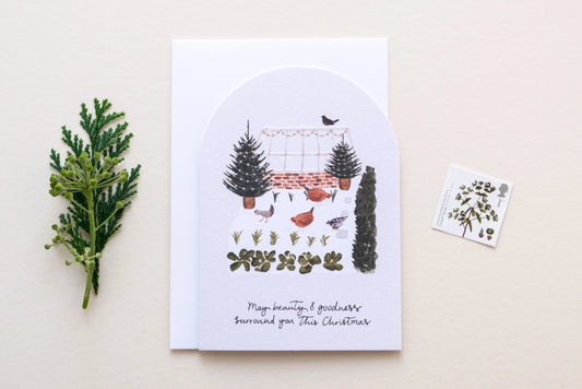 'Allotment' Christmas Card