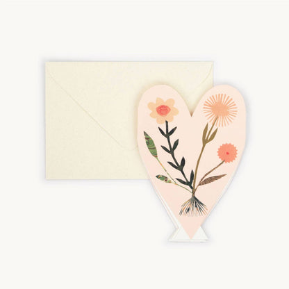 Hearts Concertina Card