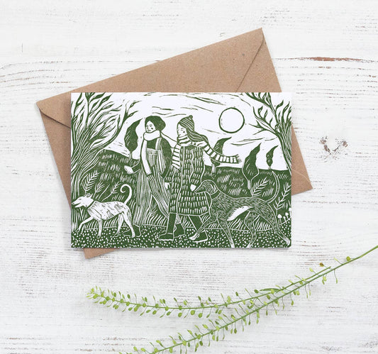 A Windy Walk Card