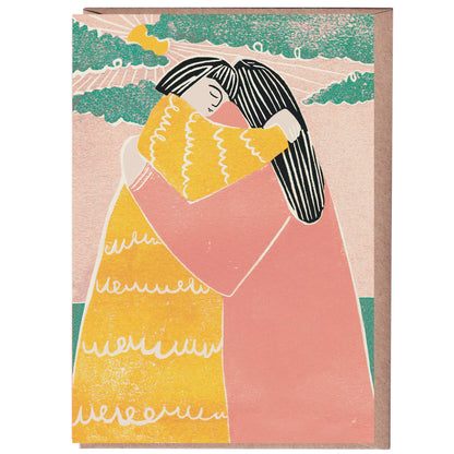 Warm Hugs Greeting Card