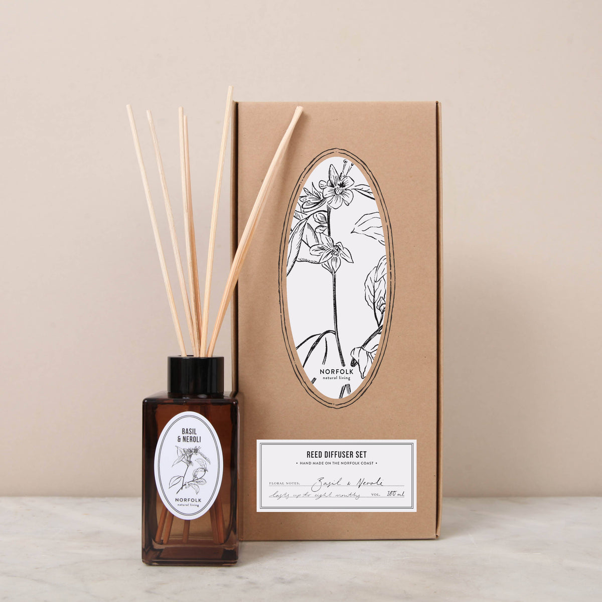 Basil & Neroli Reed Diffuser