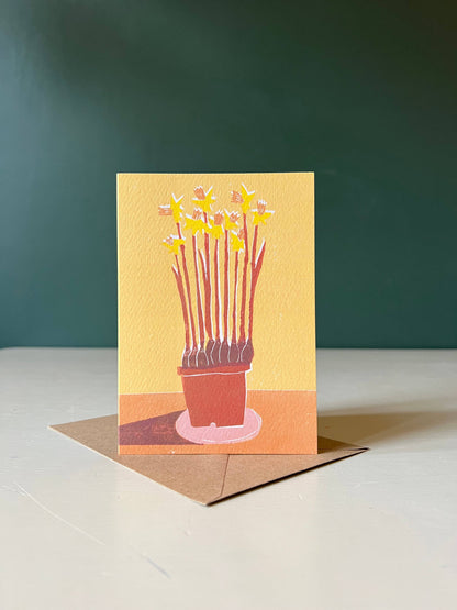 Daffodil Bulbs Greeting Card