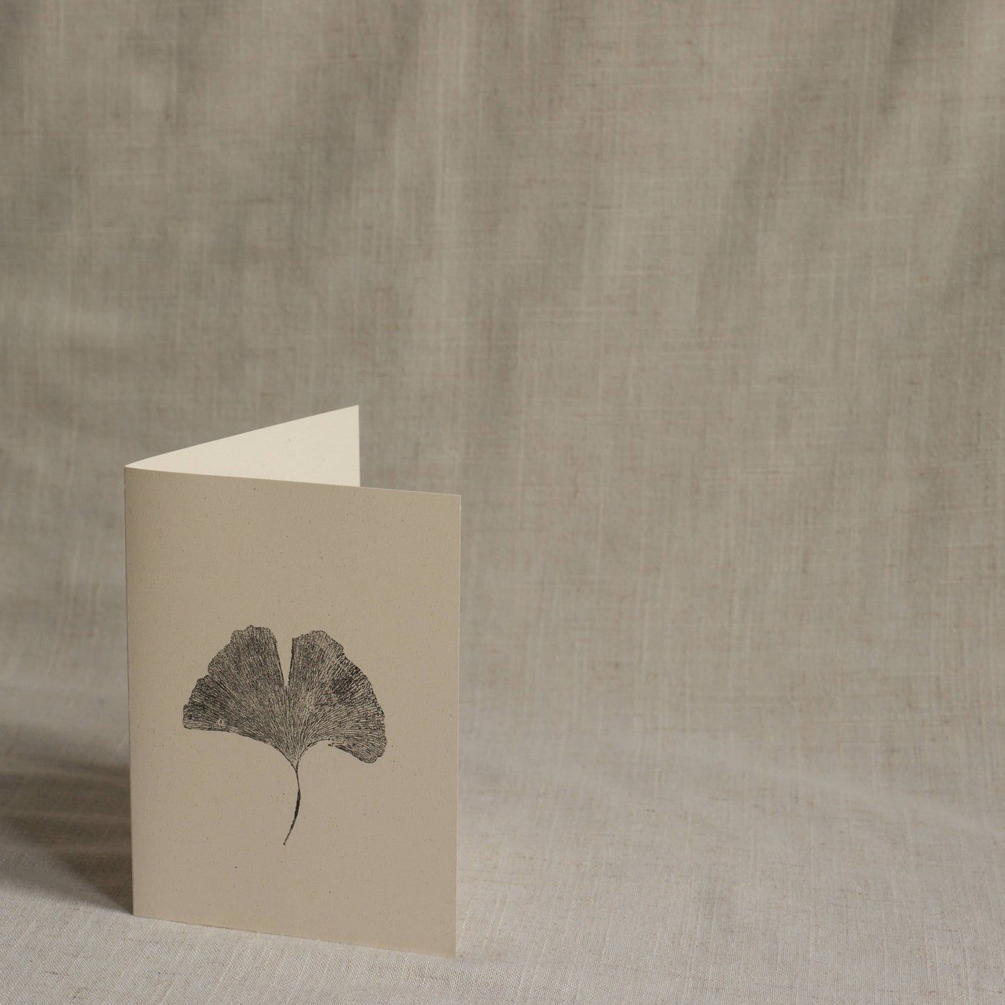 Ginkgo Leaf Greeting Card