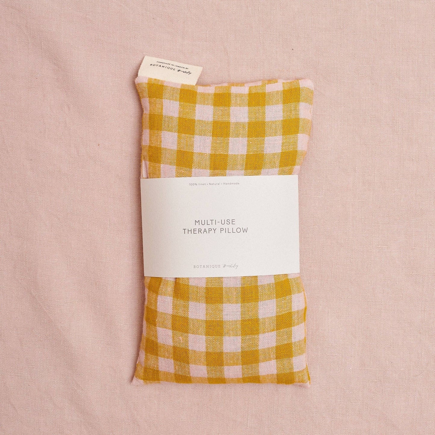Multi-Use Lavender Therapy Pillow | Linen Wes Gingham