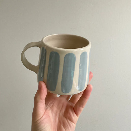 Denim Stripe Mug