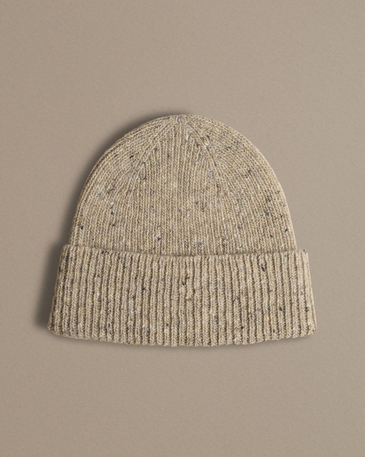Unisex Donegal Beanie | Oatmeal
