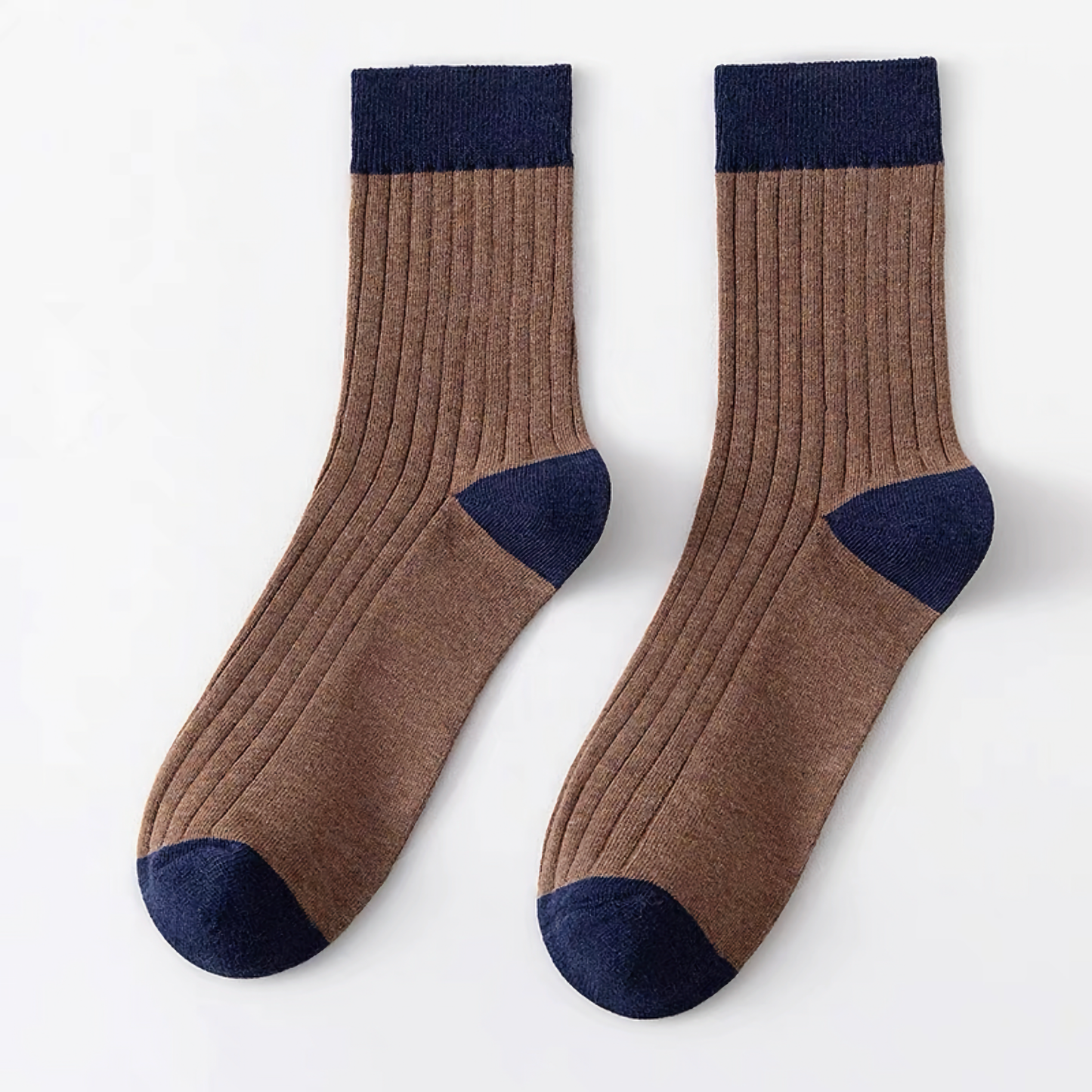 Men's Colour Block Rib Socks
