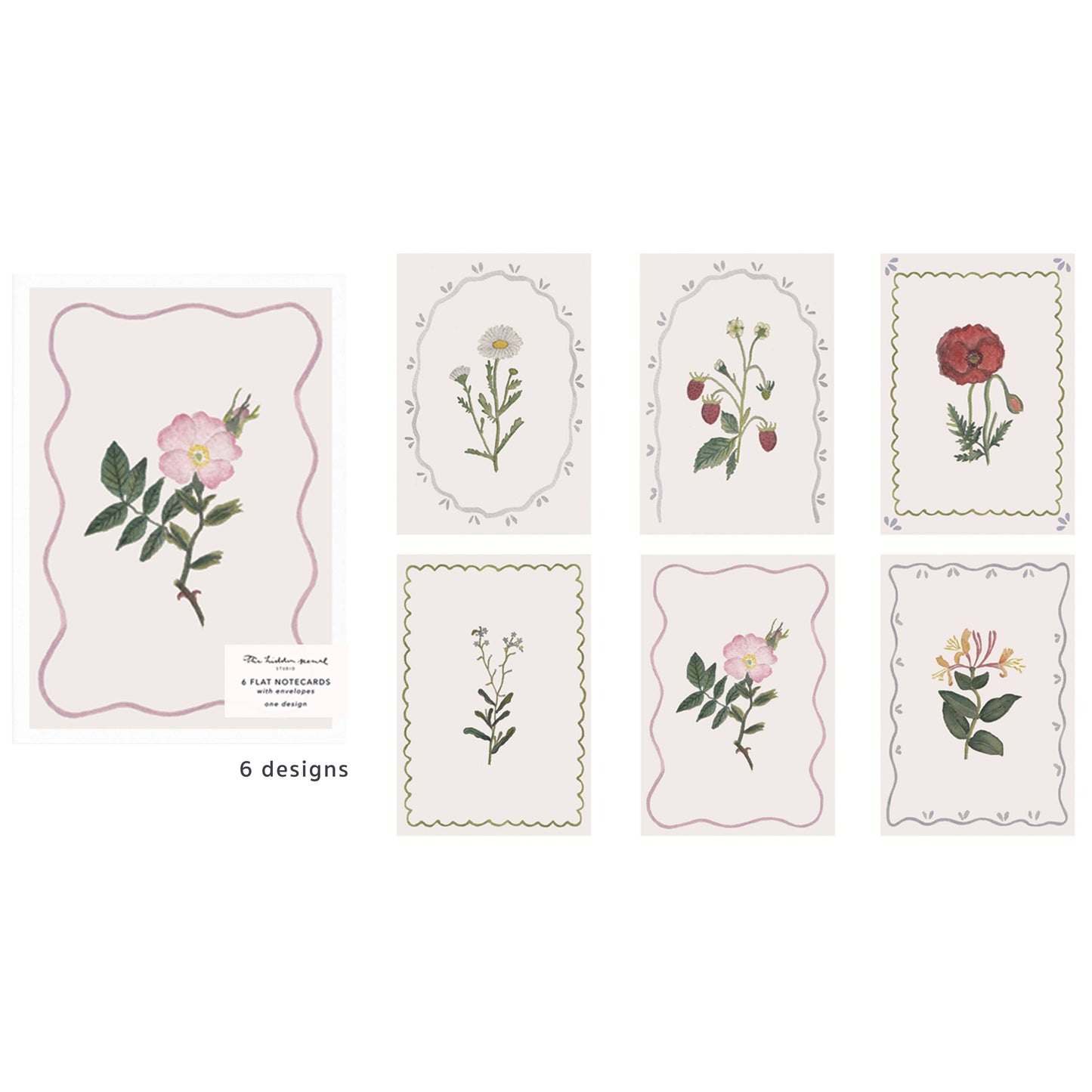 Luxury Wildflower Notecards