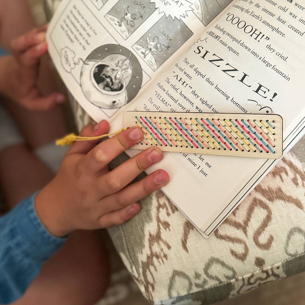 DIY Craft Kit: Make Your Own Stitched Tassel Bookmark