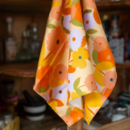 Blooming Tea Towel