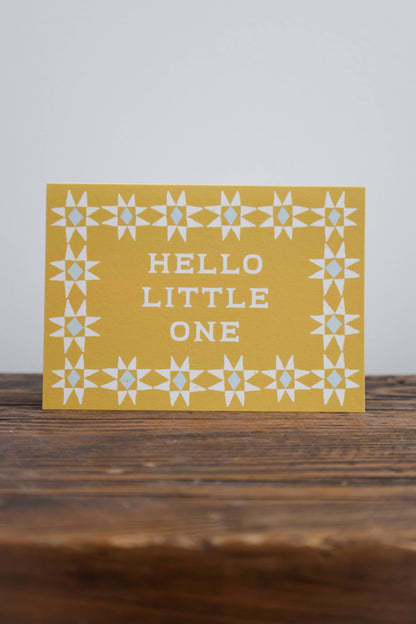 Hello Little One Greeting Card