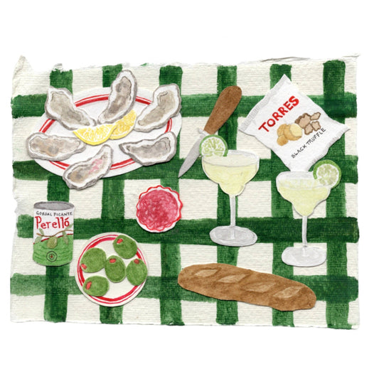 Margarita Picnic Greetings Card