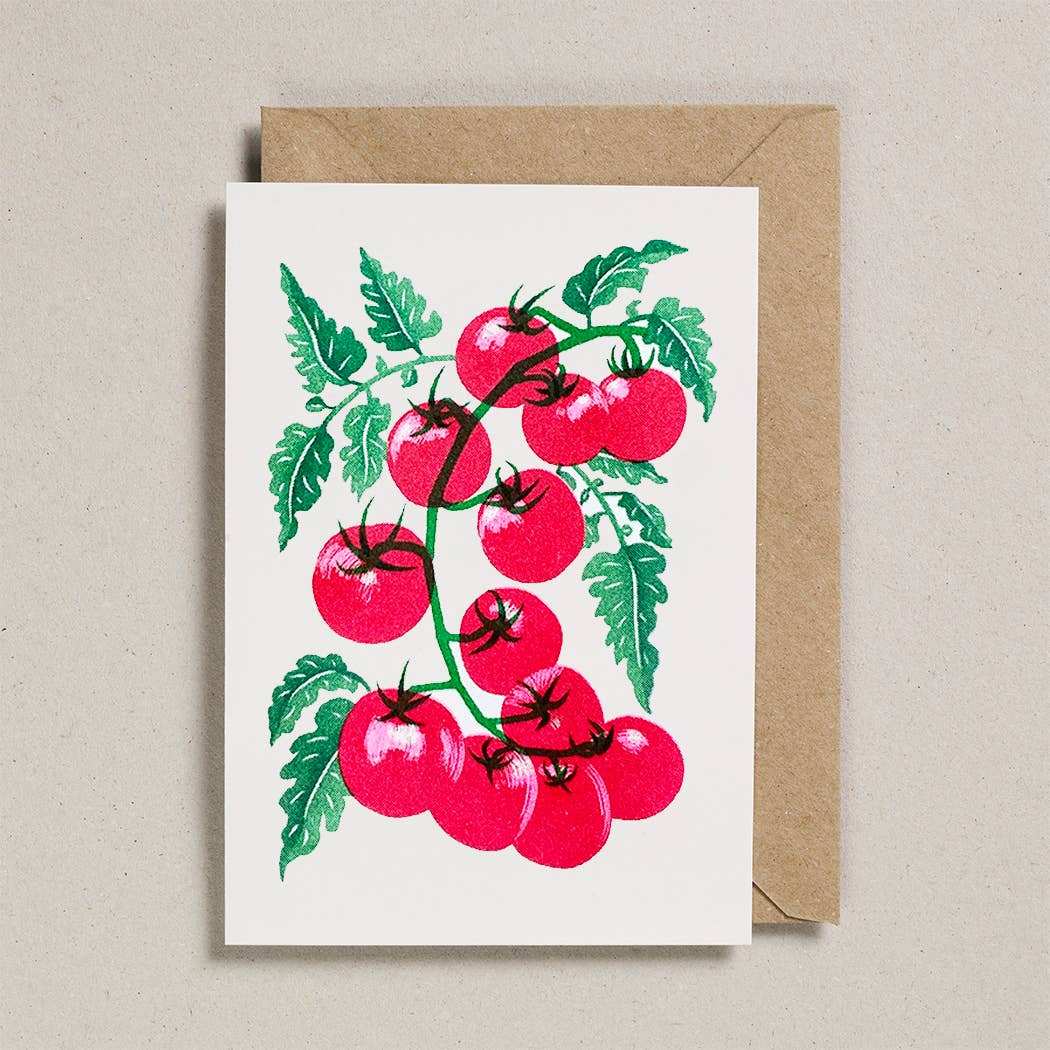 Tomatoes Risograph Card