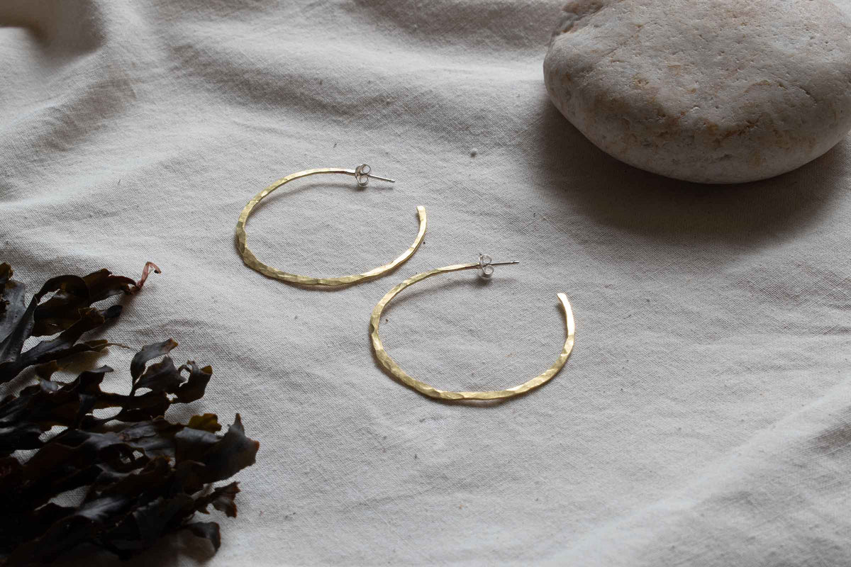 Crescent Hoops Brass