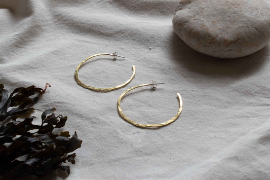 Crescent Hoops Brass